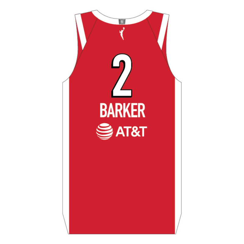 NIKE LAS VEGAS ACES JANIAH BARKER VICTORY REBEL JERSEY