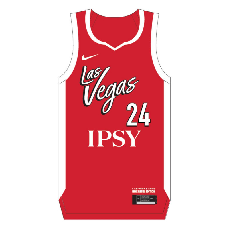 NIKE LAS VEGAS ACES JEWELL LOYD VICTORY REBEL JERSEY