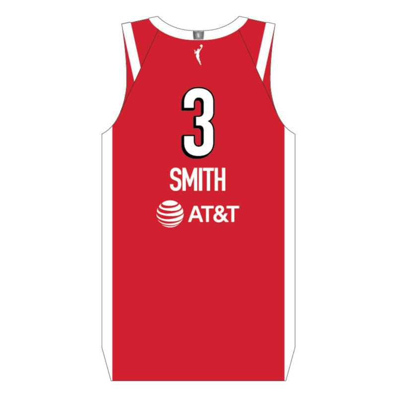 NIKE LAS VEGAS ACES NALYSSA SMITH VICTORY REBEL JERSEY