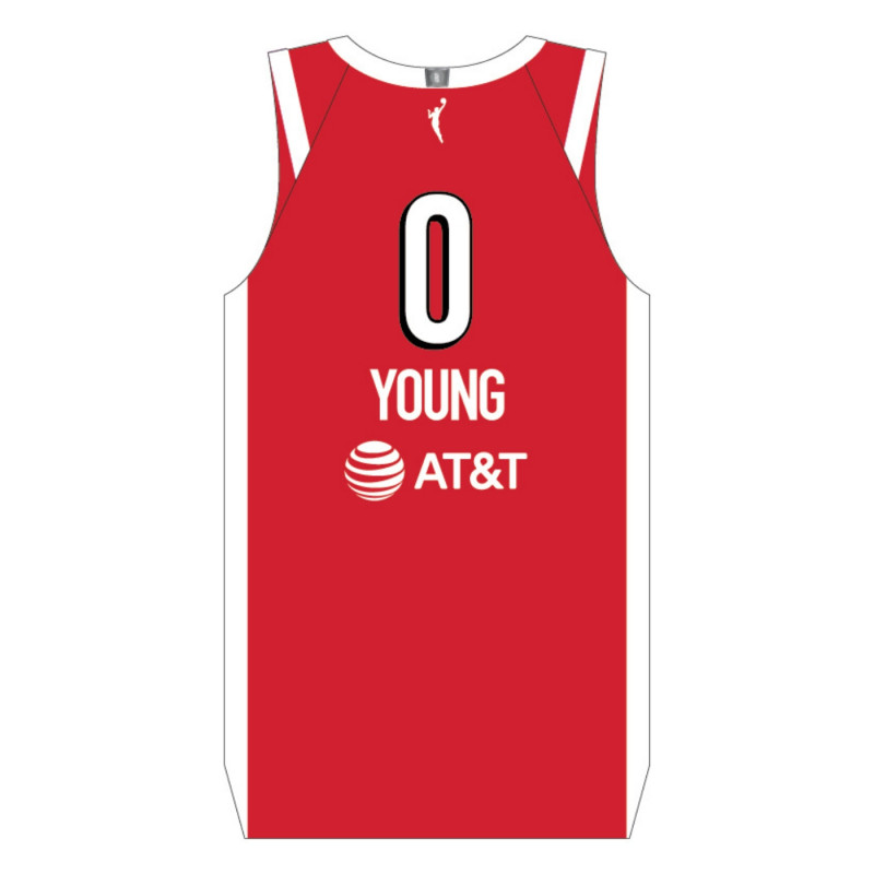 NIKE LAS VEGAS ACES JACKIE YOUNG VICTORY REBEL JERSEY