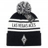 LAS VEGAS ACES STATEMENT WORDMARK POM KNIT CAP