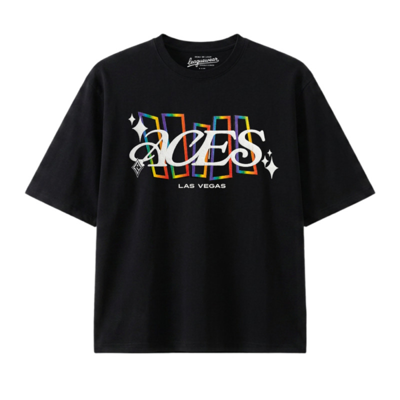PEAU DE LOUP LAS VEGAS ACES PRIDE BOXY TEE