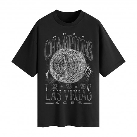 KILLER MERCH LAS VEGAS ACES CHAMPIONS RING TEE