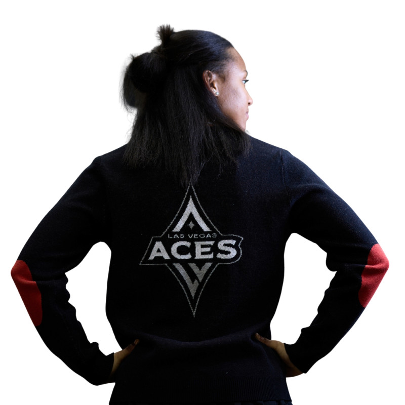 LAS VEGAS ACES METRO CREW KNIT SWEATER