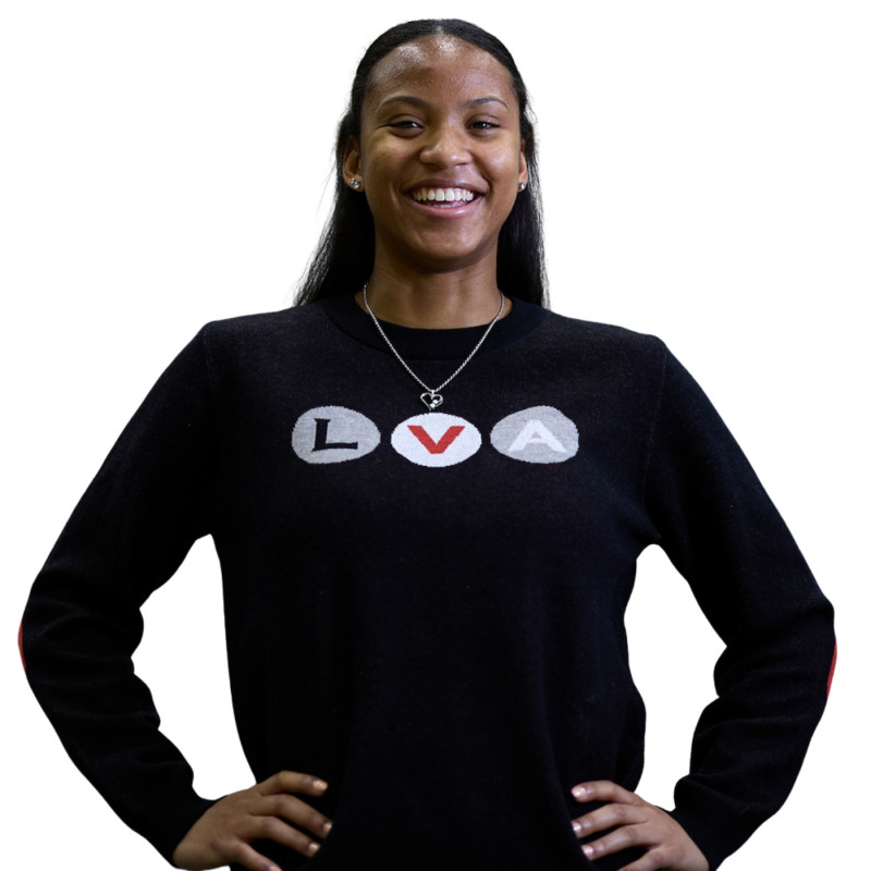 LAS VEGAS ACES METRO CREW KNIT SWEATER