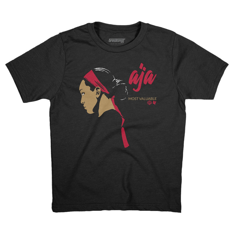 YOUTH LAS VEGAS ACES A'JA WILSON MOST VALUABLE TEE