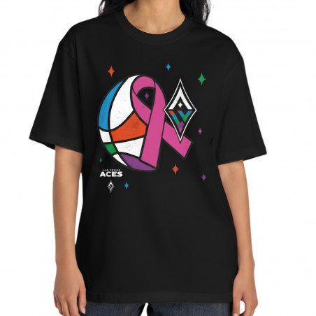 UNISEX LAS VEGAS ACES 2026 CANCER AWARENESS TEE