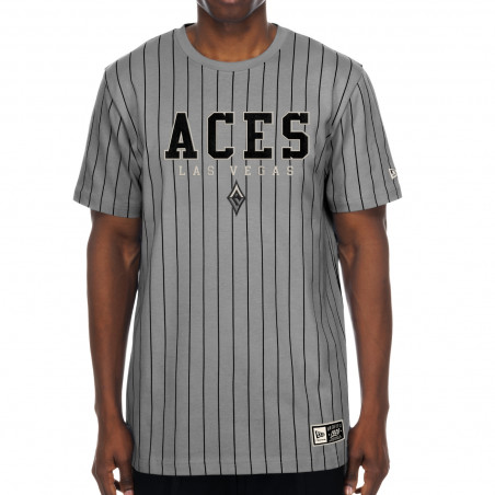 NEW ERA LAS VEGAS ACES THROWBACK STRIPE TEE
