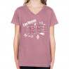 NEW ERA GIRLS LAS VEGAS ACES V-NECK FLIP SEQUIN TEE