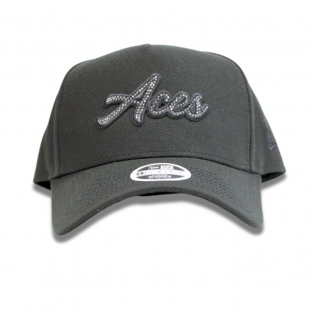 NEW ERA WOMENS LAS VEGAS ACES 9FORTY RHINESTONE SCRIPT CAP