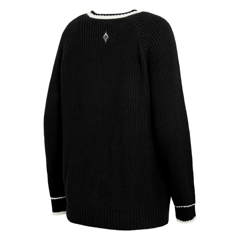 WEAR BY ERIN ANDREWS WOMENS LAS VEGAS ACES RAGLAN SHAKER SWEATER
