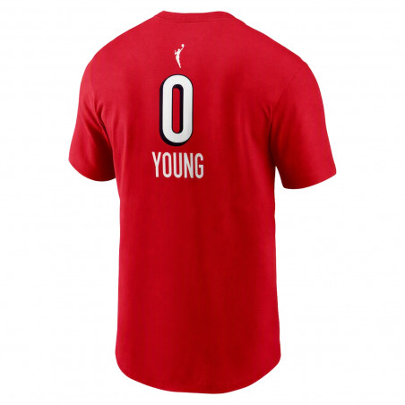 NIKE LAS VEGAS ACES JACKIE YOUNG NAME AND NUMBER VICTORY REBEL TEE