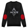 UNISEX LAS VEGAS ACES METRO CREW KNIT SWEATER