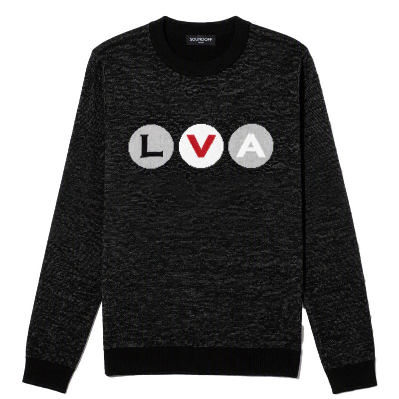 UNISEX LAS VEGAS ACES METRO CREW KNIT SWEATER