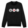 UNISEX LAS VEGAS ACES METRO CREW KNIT SWEATER