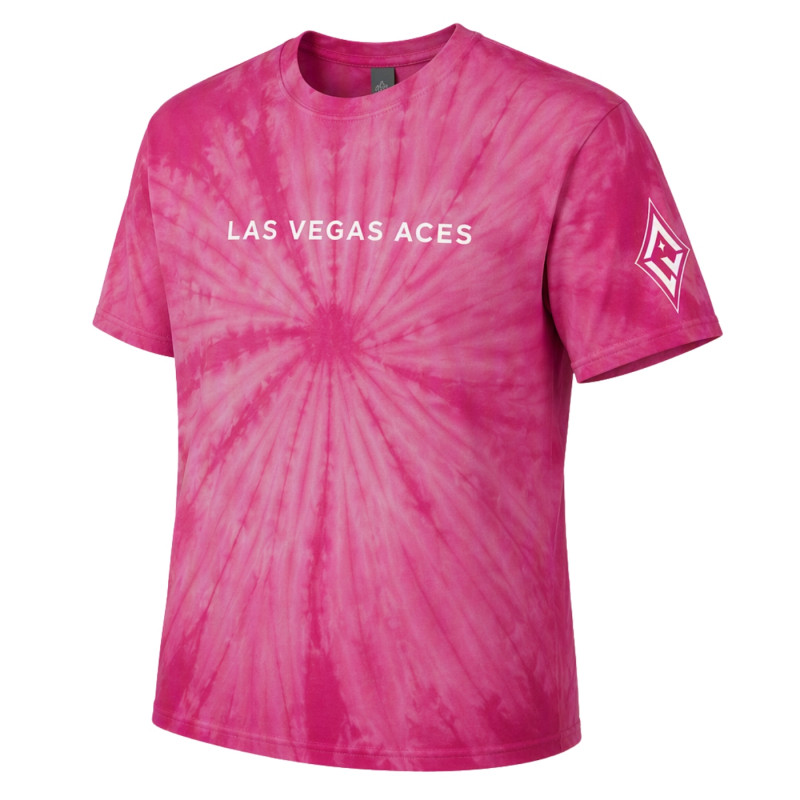 LAS VEGAS ACES 2023 BREAST HEALTH AWARENESS TIE-DYE TEE