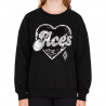 NEW ERA GIRLS LAS VEGAS ACES FLIP SEQUIN CREWNECK SWEATSHIRT