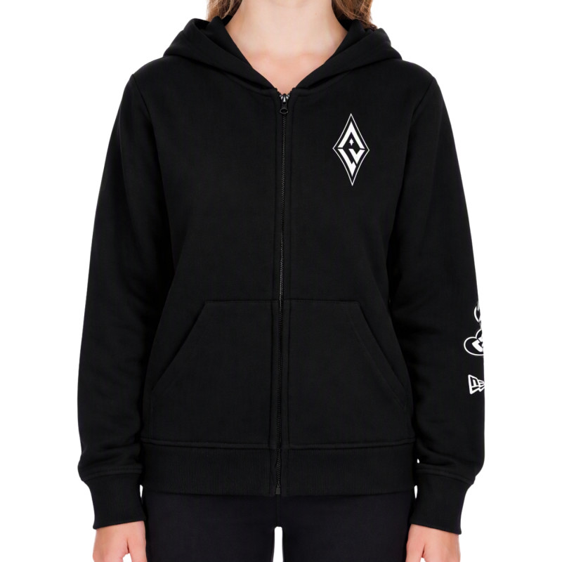 NEW ERA GIRLS LAS VEGAS ACES FULL-ZIP HOODIE