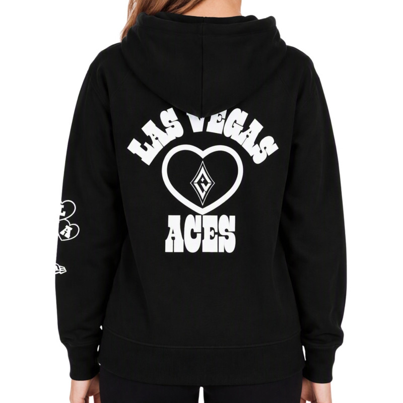 NEW ERA GIRLS LAS VEGAS ACES FULL-ZIP HOODIE