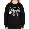 NEW ERA GIRLS LAS VEGAS ACES FLIP SEQUIN CREWNECK SWEATSHIRT