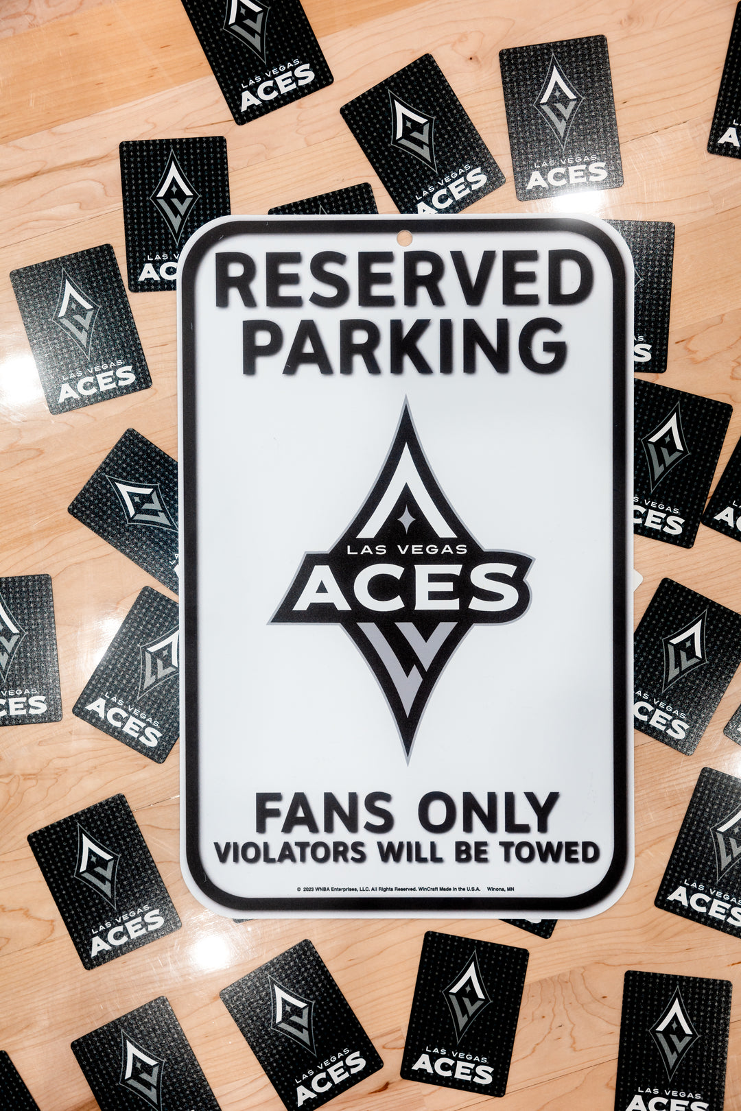 Las Vegas Aces Parking Sign
