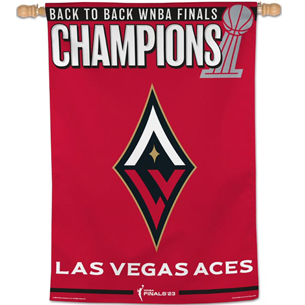 Las Vegas Aces 2023 WNBA Champions 28 x 40 Banner