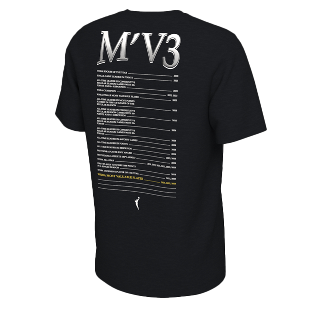 Las Vegas Aces Nike A'ja Wilson WNBA 2024 MVP Tee