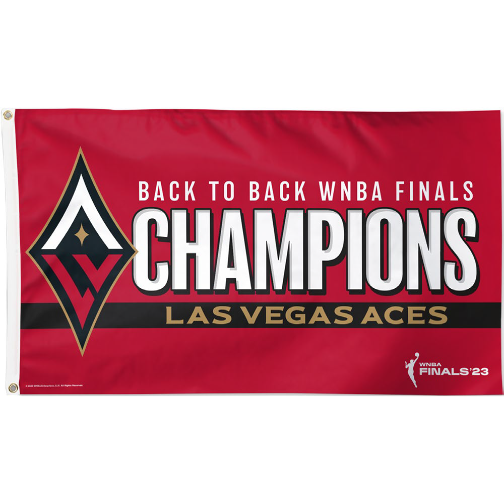 Las Vegas Aces Flag Team WNBA Women's National Basketball Association 100% Polyester Indoor Outdoor 3 Feet x 5 Feet Flag (Gradient)