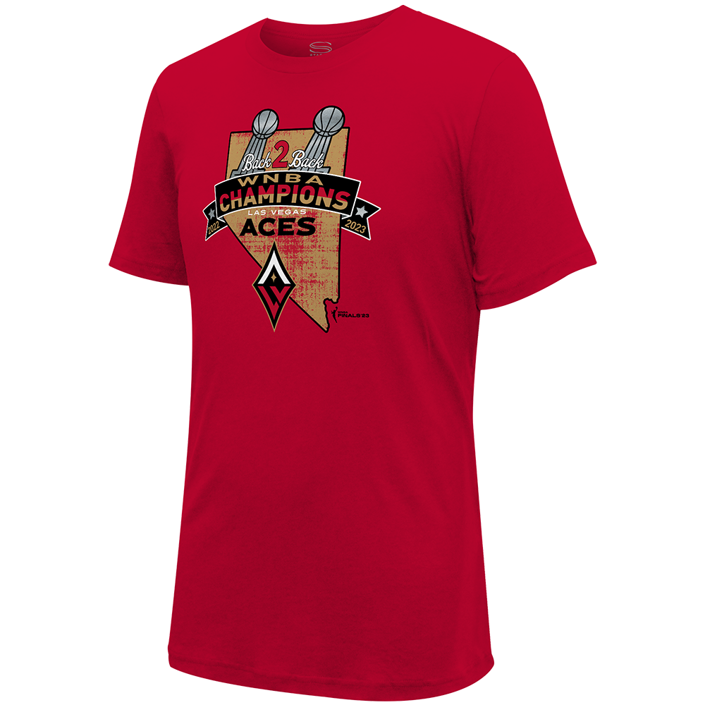 Las Vegas Aces 2023 WNBA Champions Back to Back State Tee