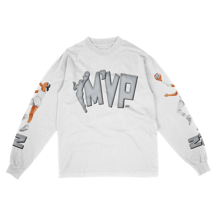 Las Vegas Aces A'ja Wilson 2024 M'VP Long Sleeve Tee