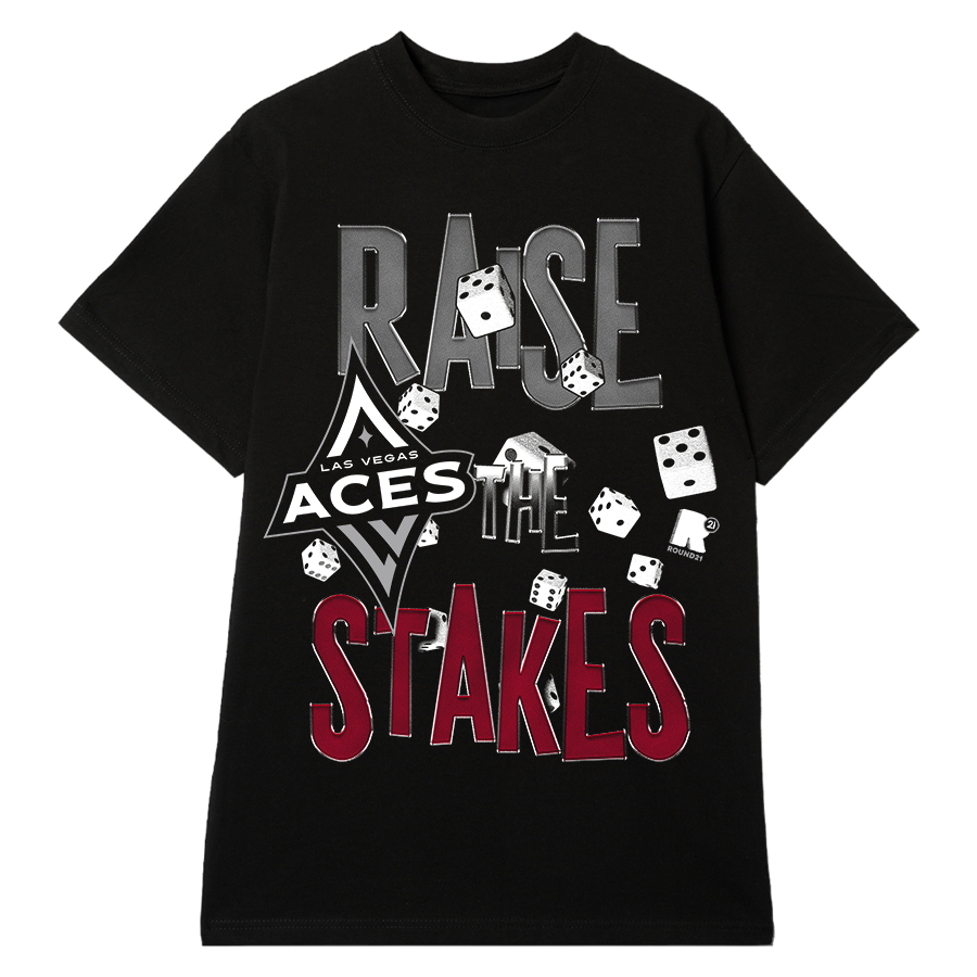 Las Vegas Aces Raise the Stakes 2024 Playoffs Tee