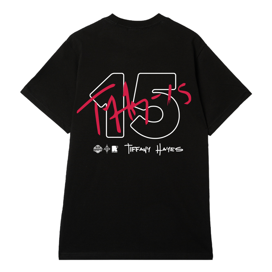 Las Vegas Aces Tiffany Hayes 2024 Sixth Player of the Year Signature Tee