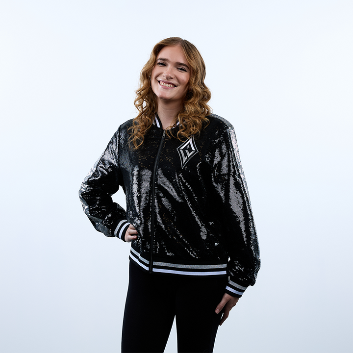 Las Vegas Aces Sequin Bomber Jacket