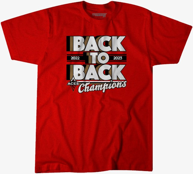 Las Vegas Aces Back to Back Champions Tee