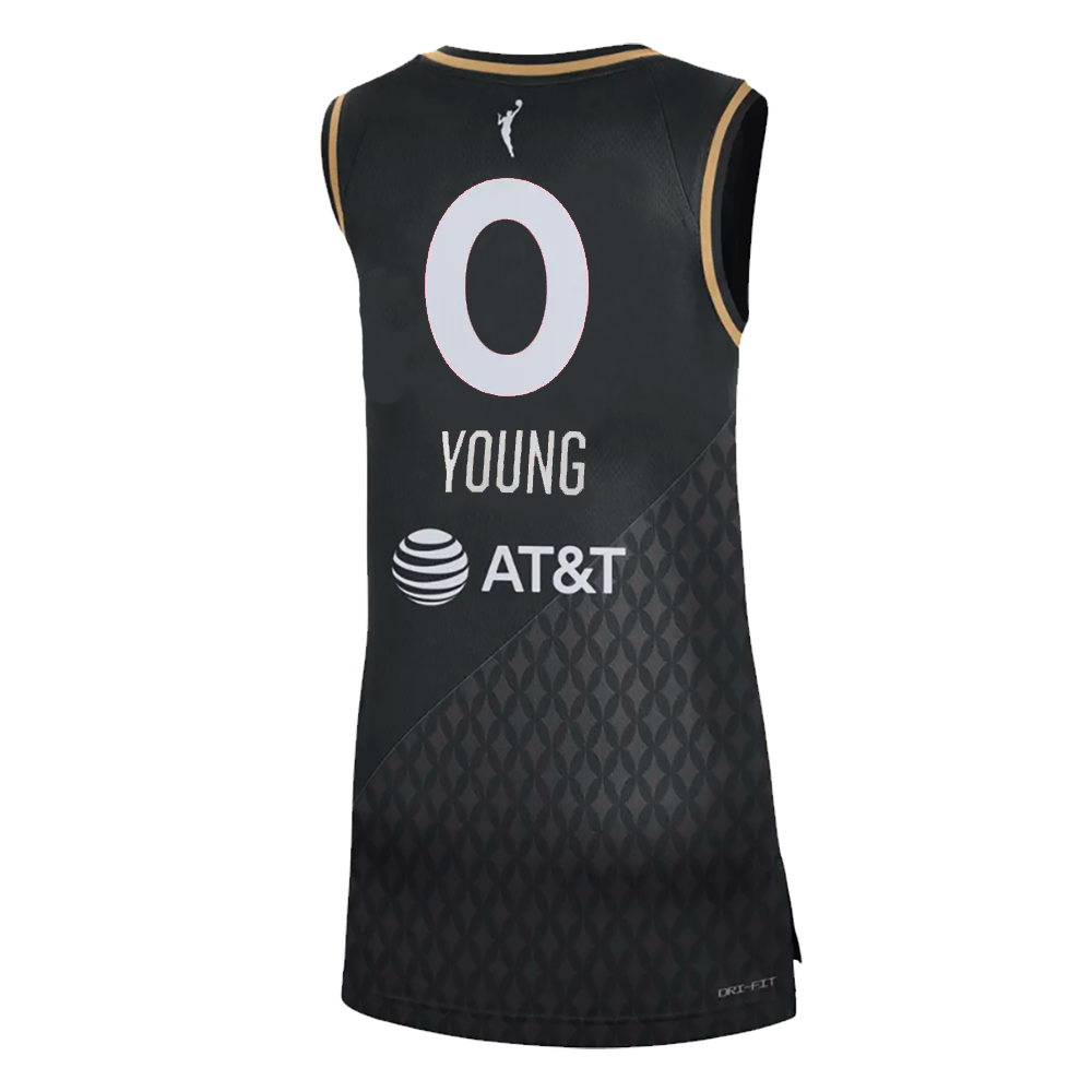 Las Vegas Aces Nike Jackie Young Rebel Edition Victory Jersey